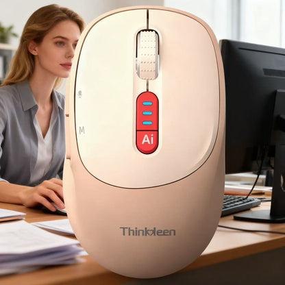 PINK | Thinkkeen AI Smart Mouse