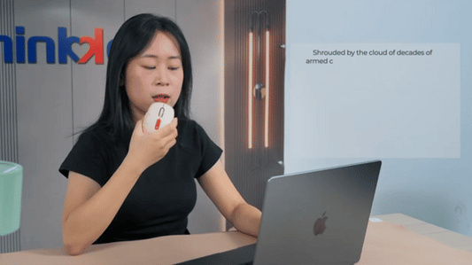 PINK | AI-Powered Productivity Mouse — 54-Language Voice Support with Quick OCR, 25%^off code: BKF25. 10%off code: BKF10