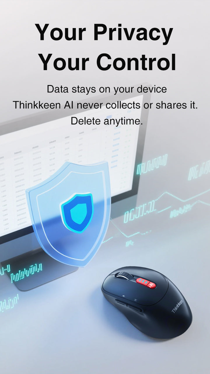 PINK AI Productivity Mouse |Smarter workflow. Less friction. More focus.