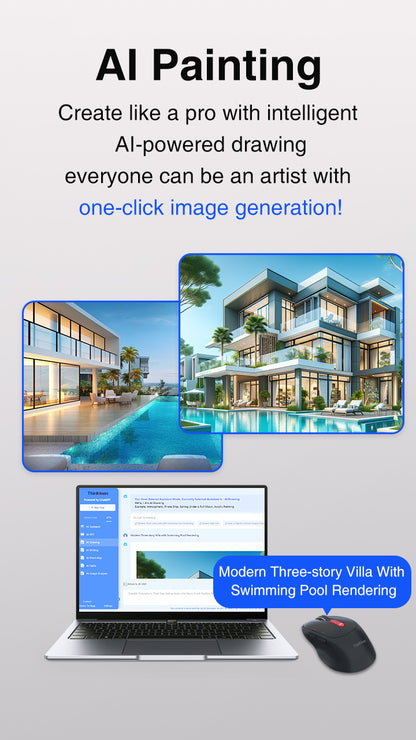 PINK AI Productivity Mouse |Smarter workflow. Less friction. More focus.