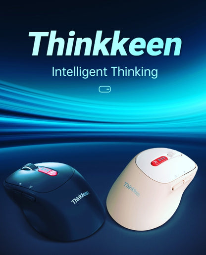 Souris sans fil Thinkkeen AI : commandes vocales, Bluetooth, multi-appareils, DPI réglable