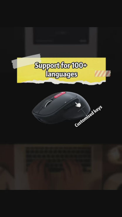 PINK AI Productivity Mouse |Smarter workflow. Less friction. More focus.